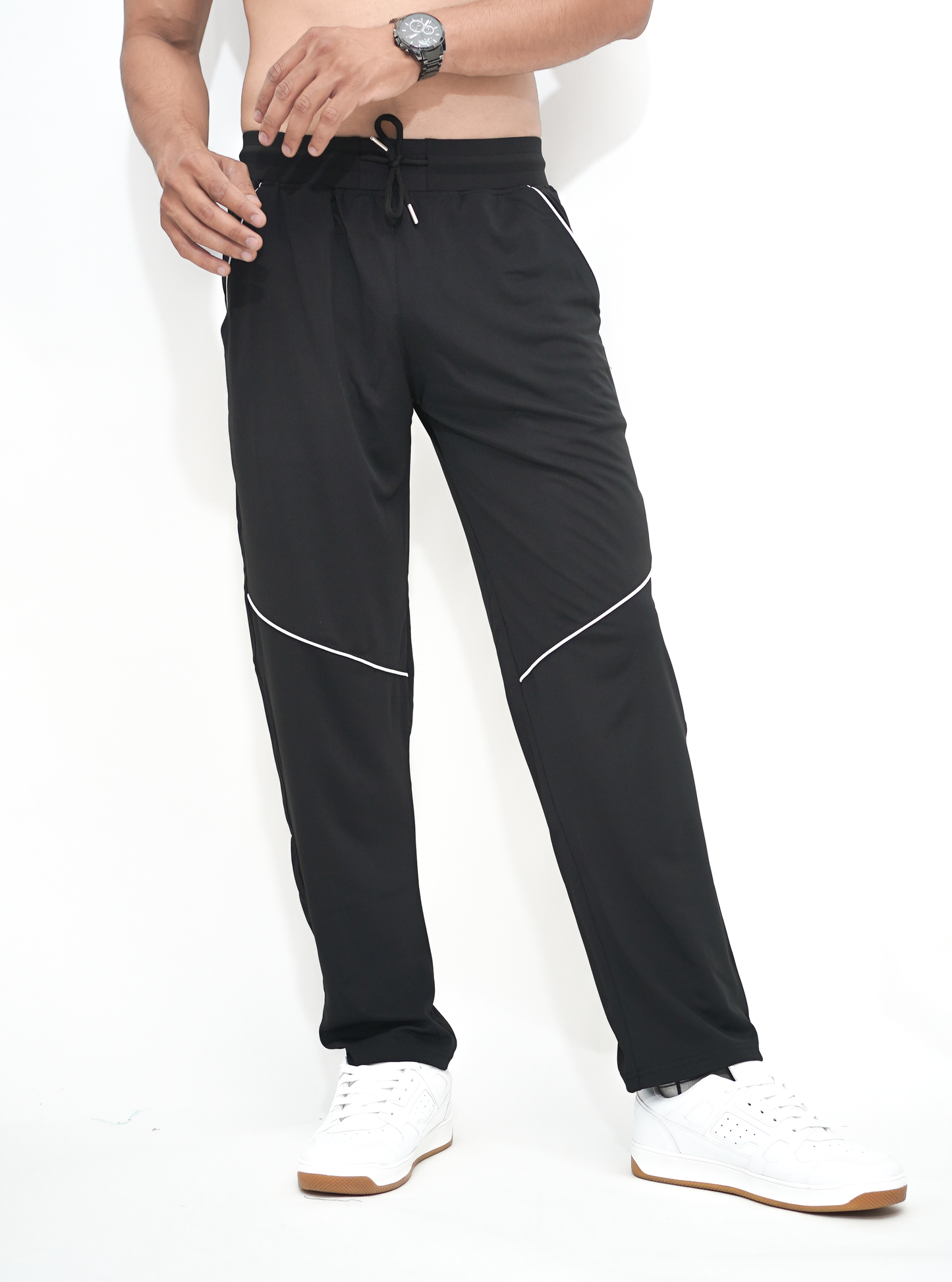 Aio Men's Taiwan Lower Stylish Pie Pin Pattern