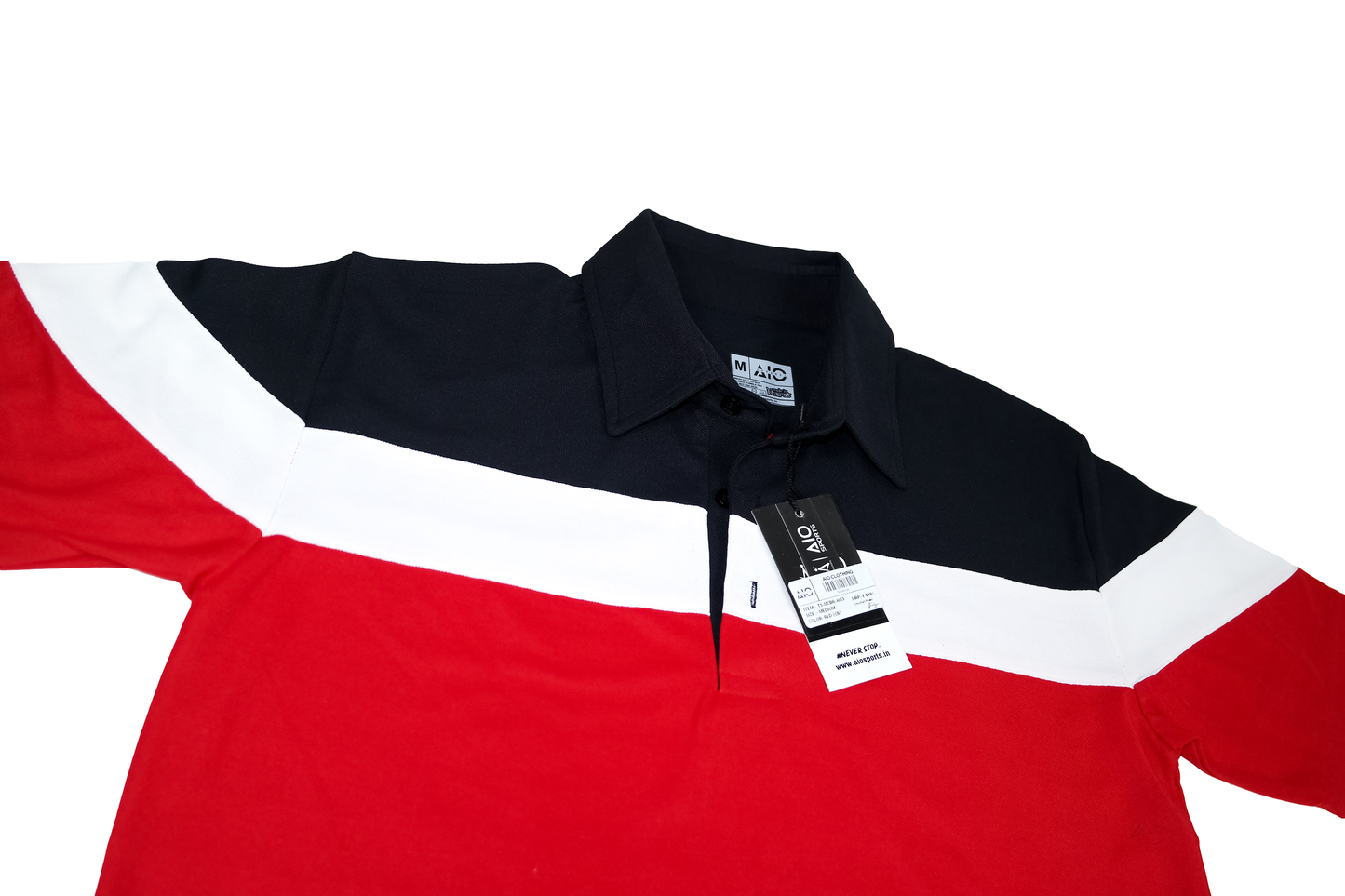 Polo T-shirt Casual Color Block