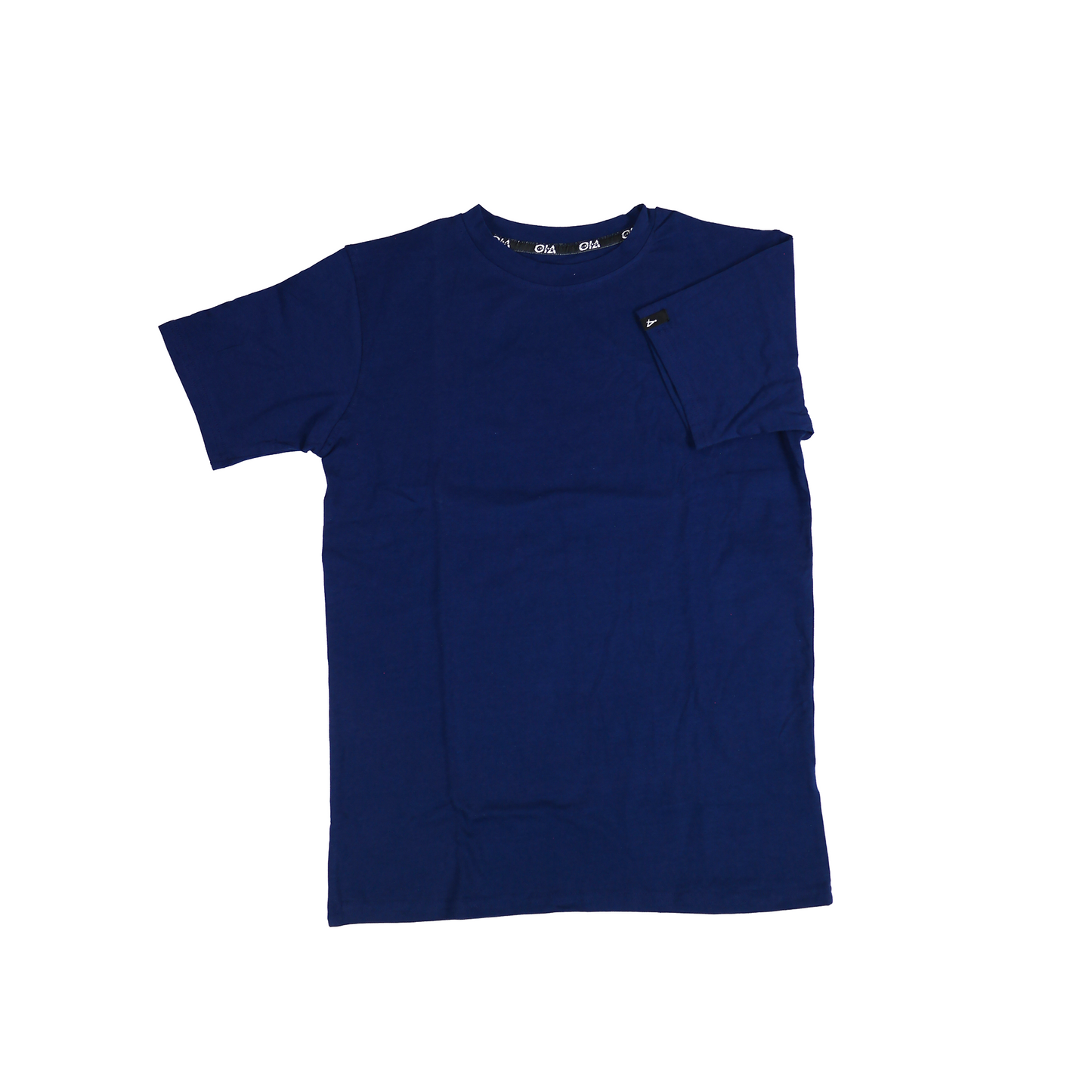 Round Neck Solid T-shirts (Navy)