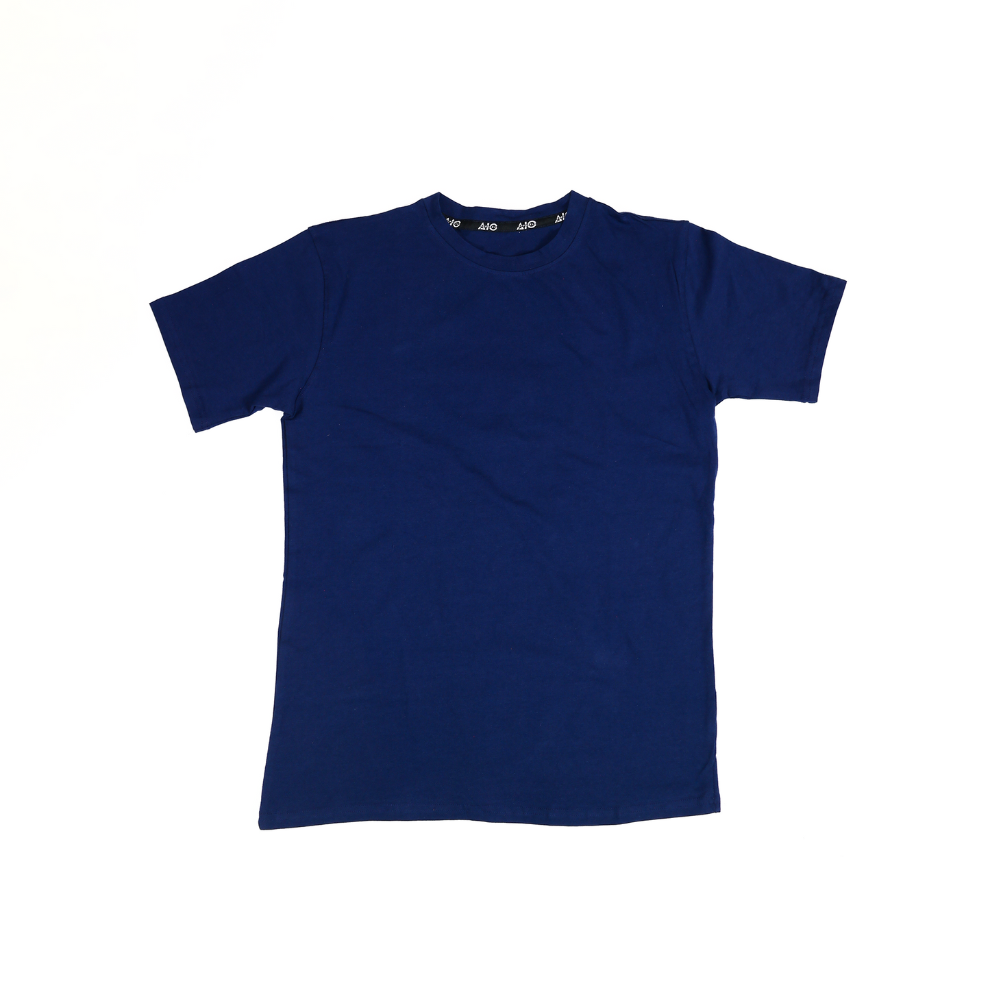 Round Neck Solid T-shirts (Navy)