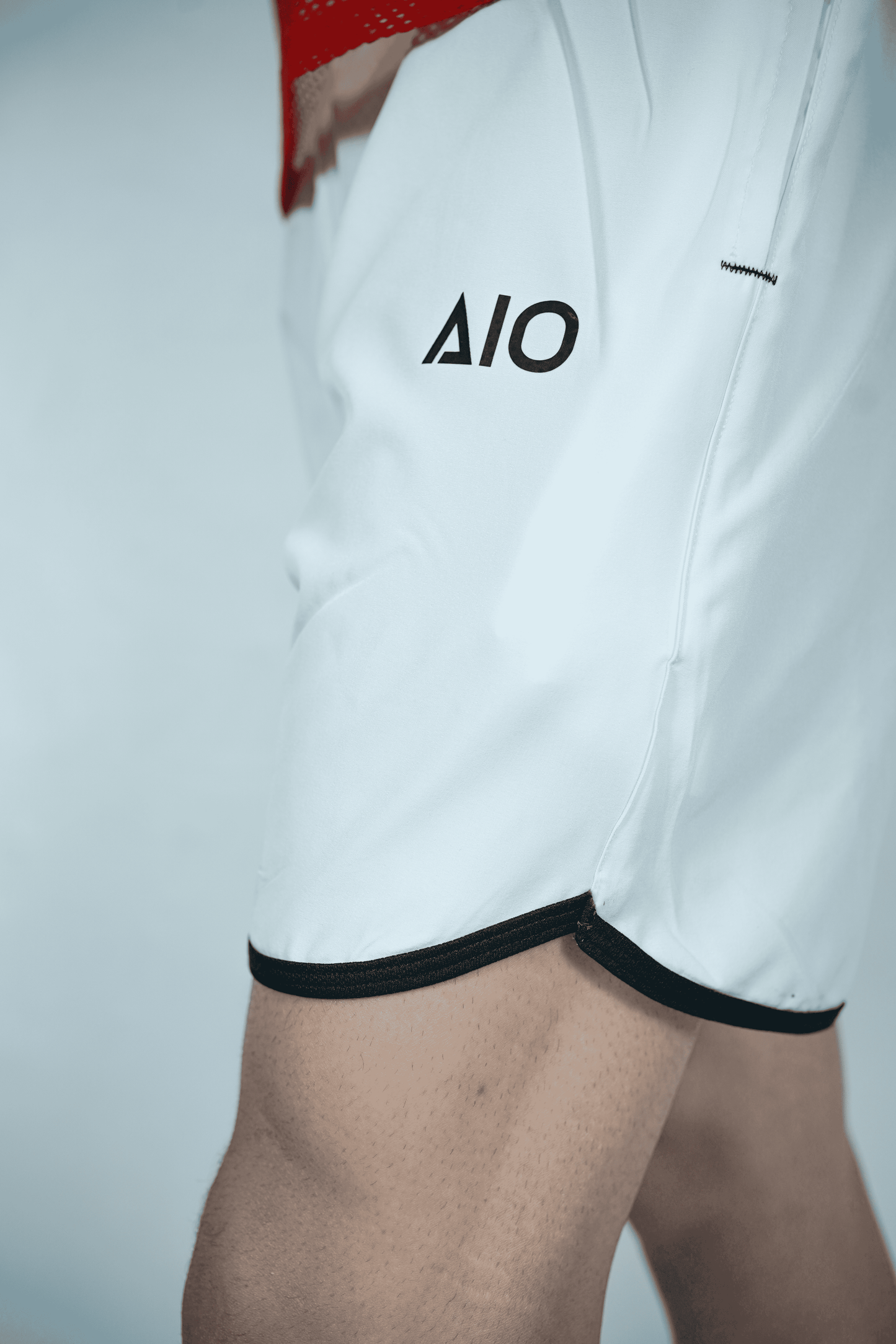 Running White Pie-pin Shorts
