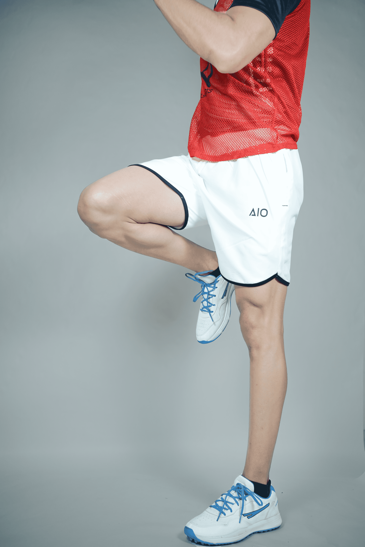 Running White Pie-pin Shorts