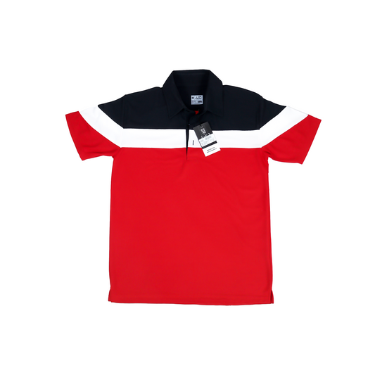 Polo T-shirt Casual Color Block