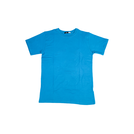 Round Neck Solid T-shirts (Sea Green)